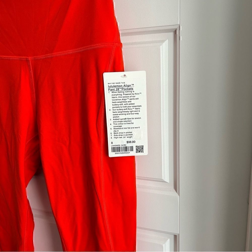 Lululemon Align 28 inch with pockets - Picture 3 of 5